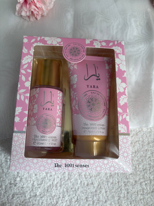 Coffret YARA rose
